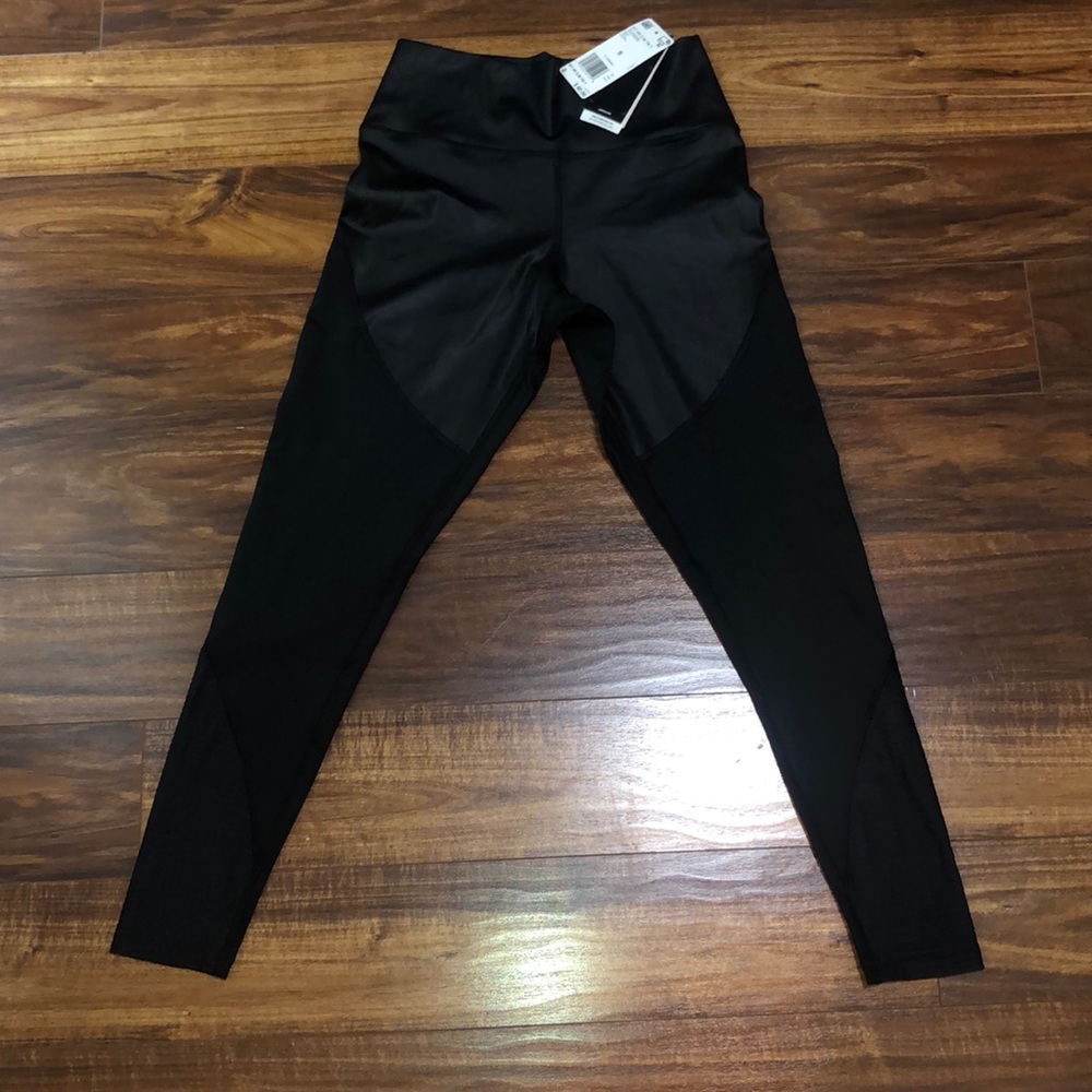 Adidas leather Leggings